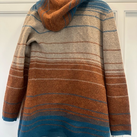 HornyToad medium, hooded, open, long cardigan - Picture 4 of 6